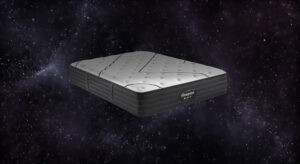 Mattress floating in space.
